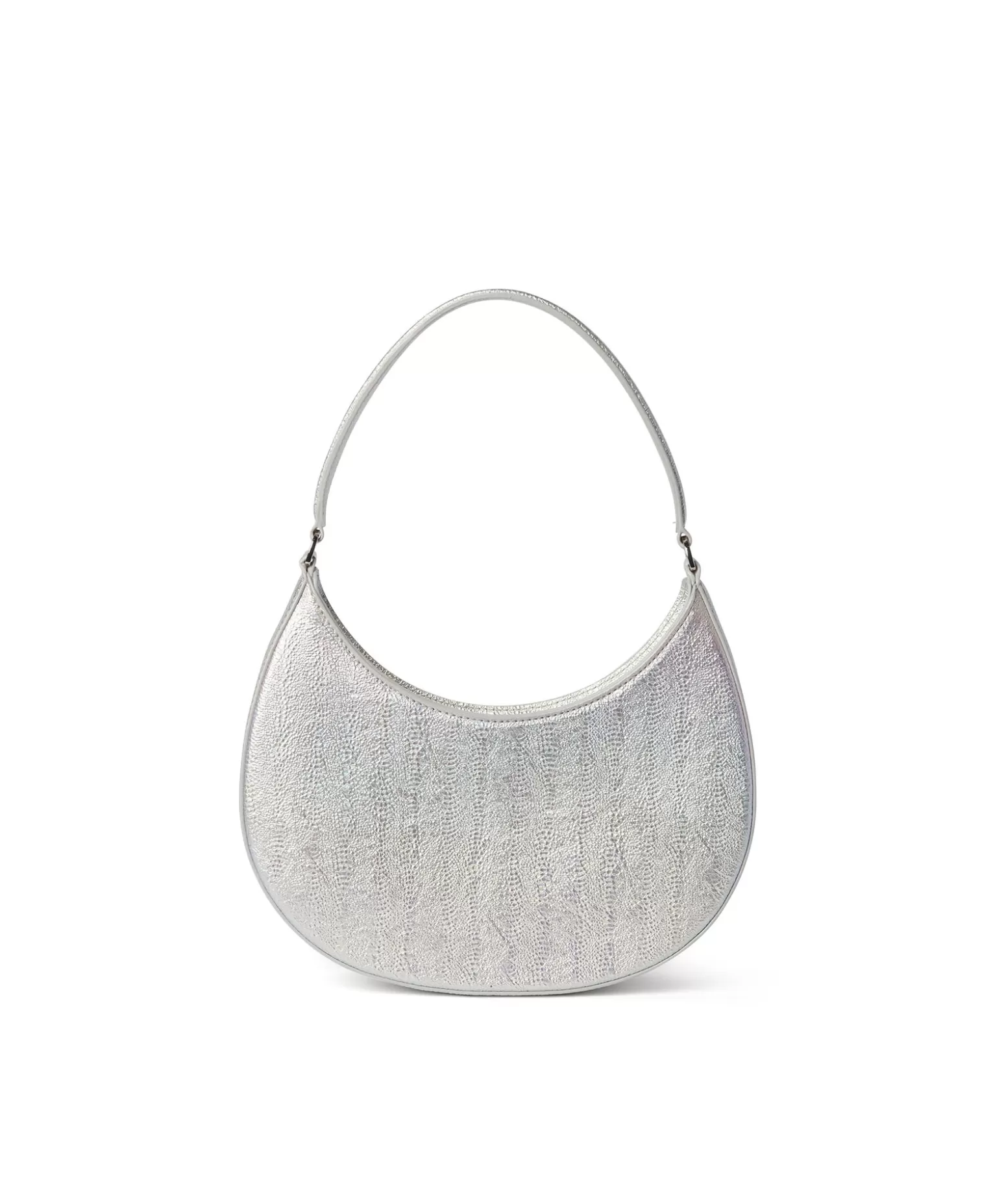 Donna MSGM Borsa Piccola A Spalla "Hobo" In Ecopelle Craquele Sfumata