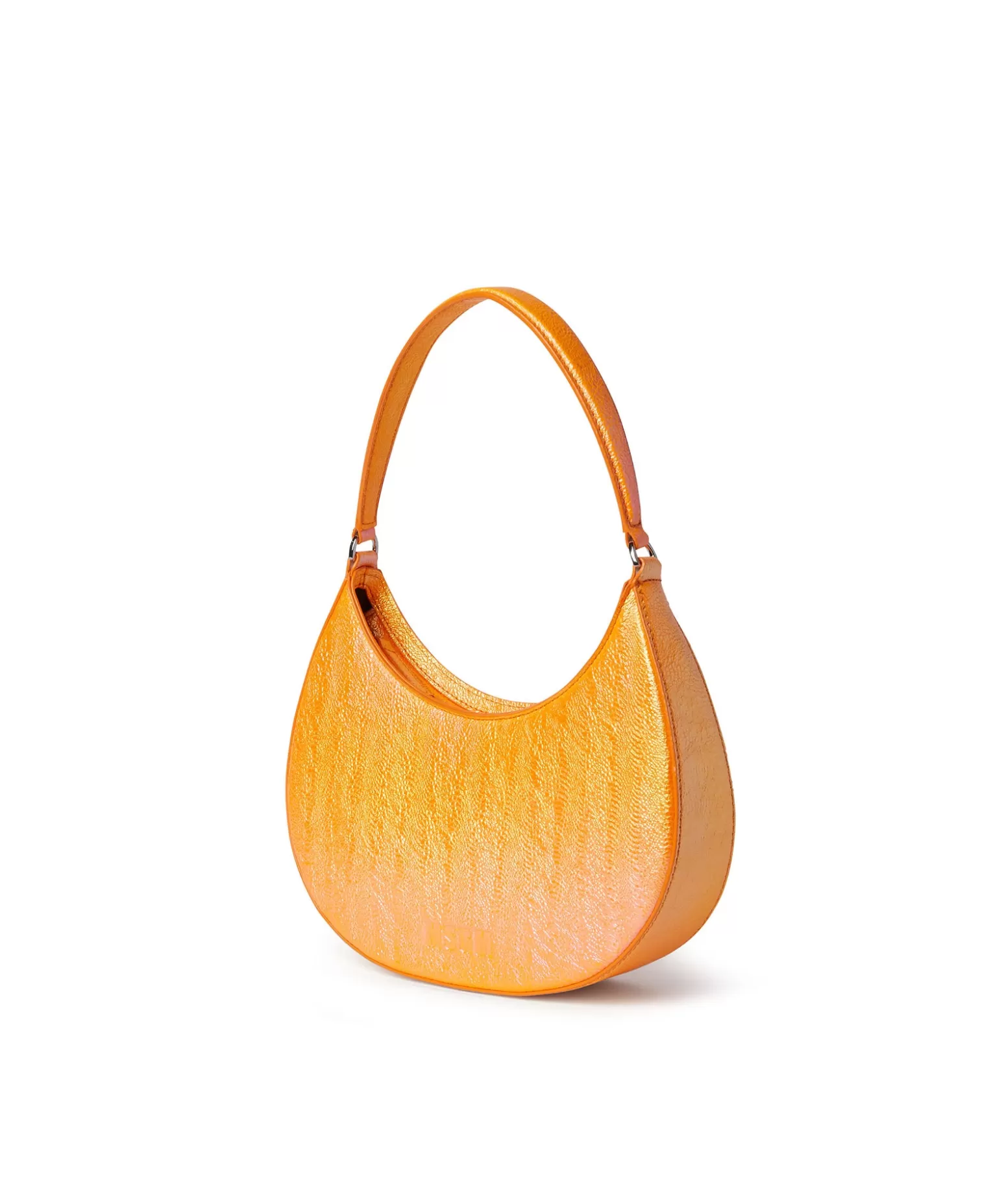 Donna MSGM Borsa Piccola A Spalla "Hobo" In Ecopelle Craquele Sfumata