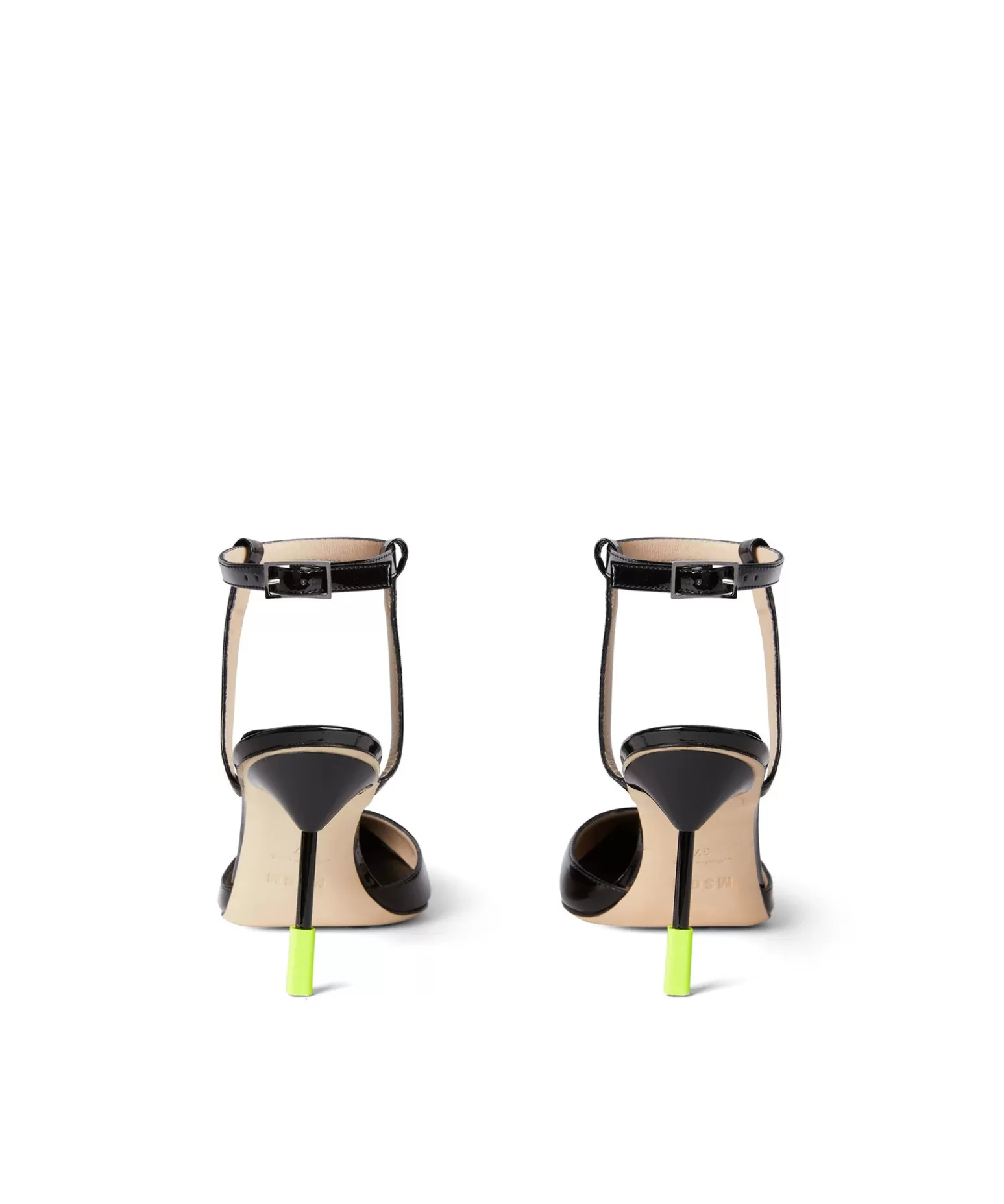 Donna MSGM Decollete Slingback In Vernice