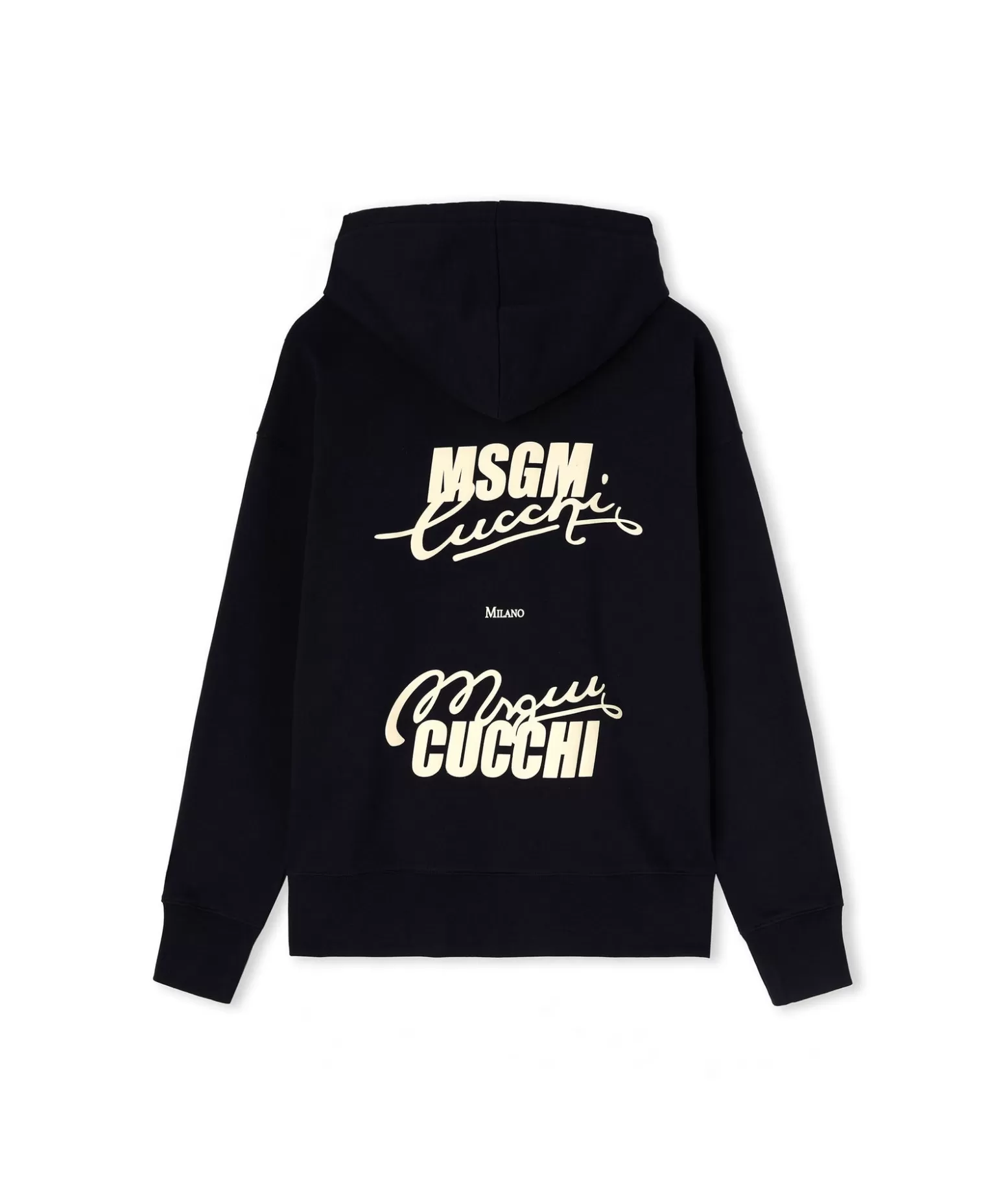 Donna MSGM Felpa Con Cappuccio X Cucchi