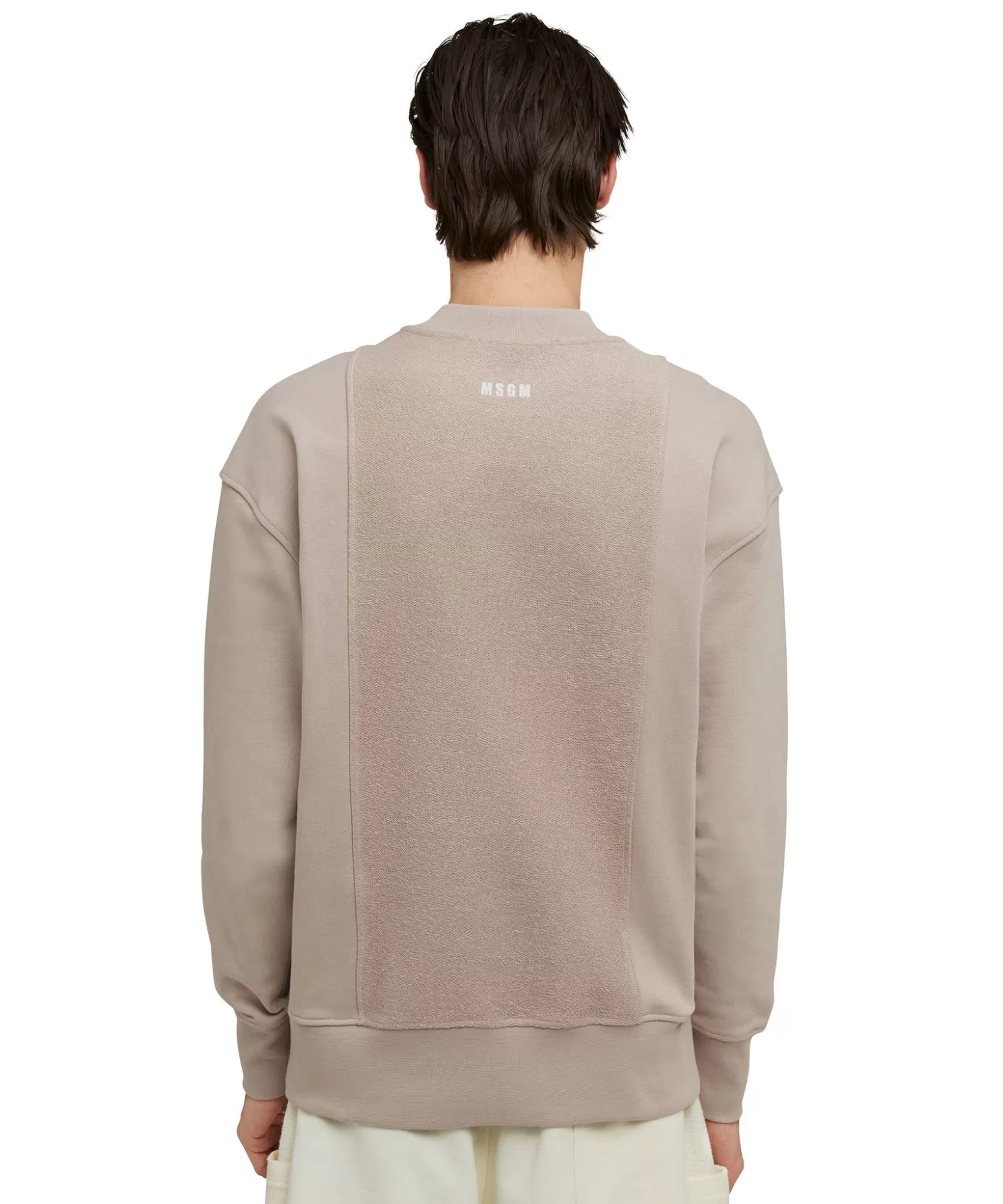 Donna MSGM Felpa Girocollo In Cotone Organico Della Capsule Fantastic Green