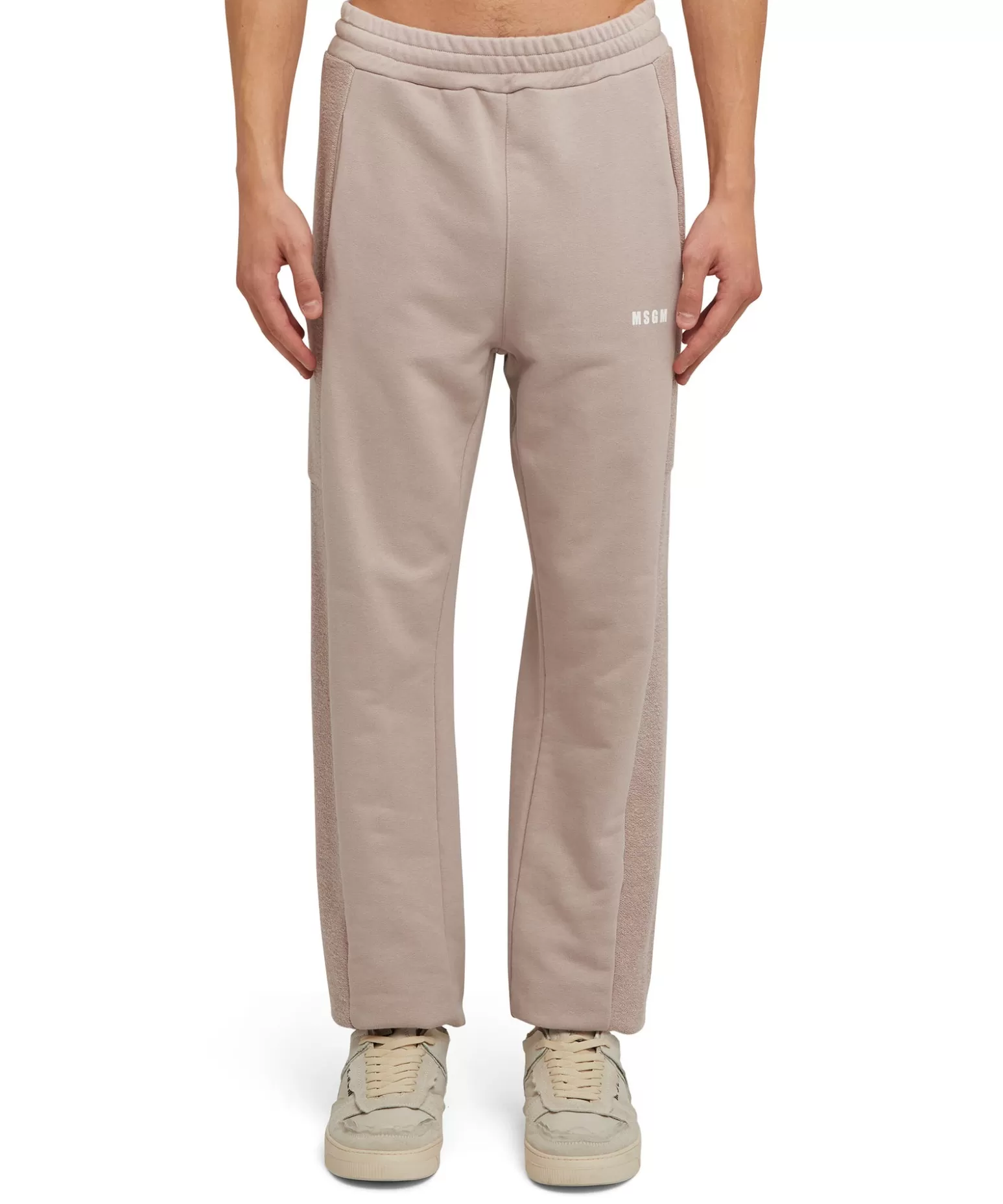 Donna MSGM Joggers In Cotone Organico Certificato Della Capsule Fantastic Green