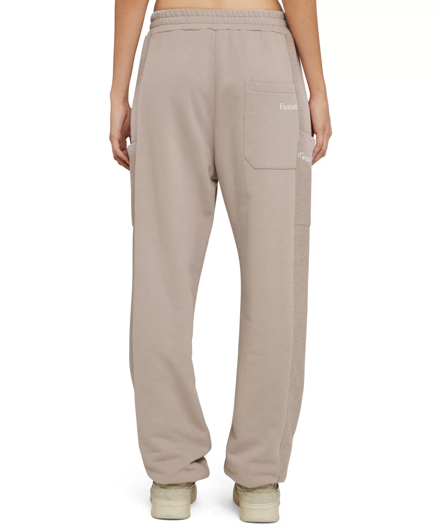 Donna MSGM Joggers In Cotone Organico Certificato Della Capsule Fantastic Green