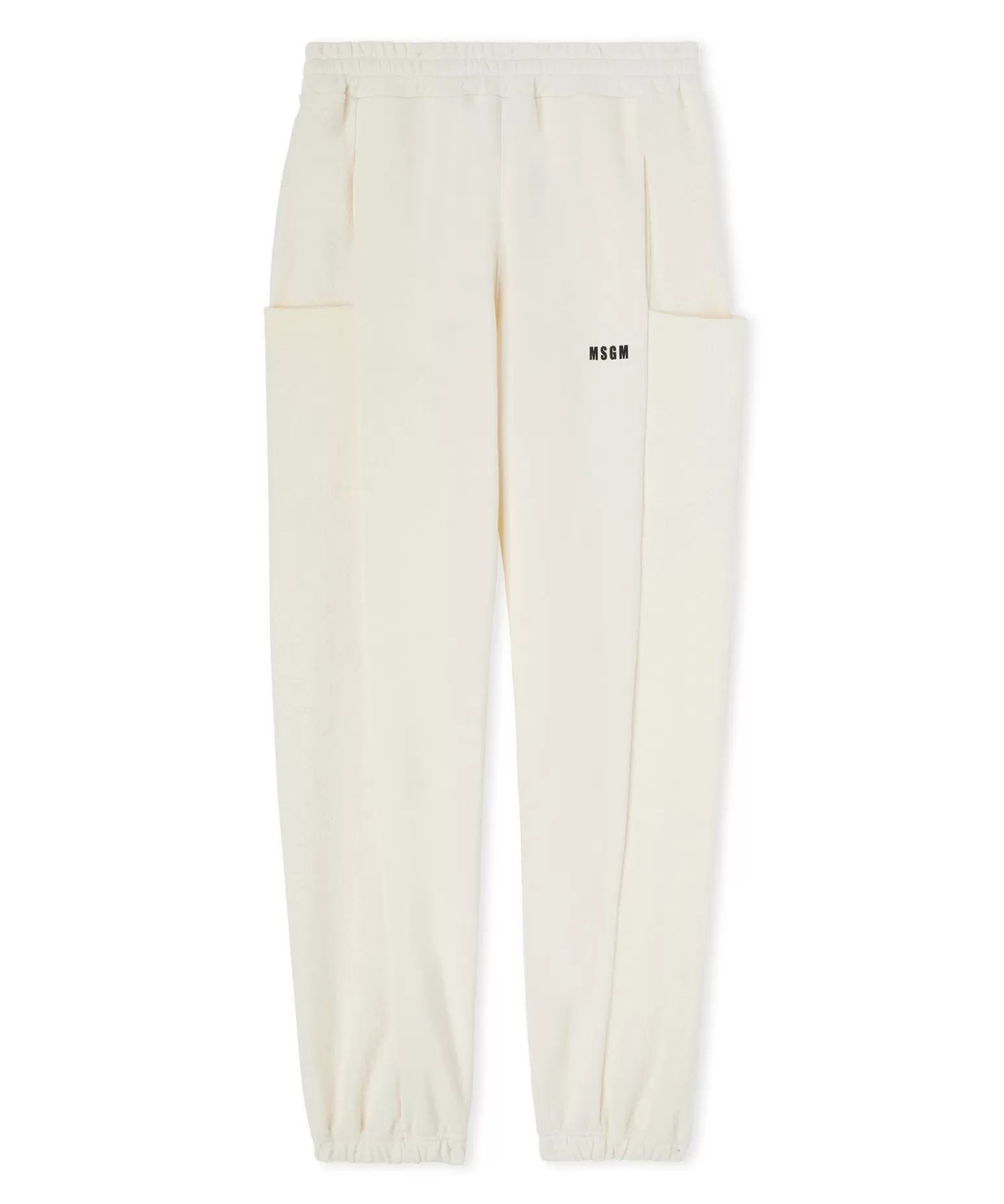 Uomo MSGM Joggers In Cotone Organico Certificato Della Capsule Fantastic Green