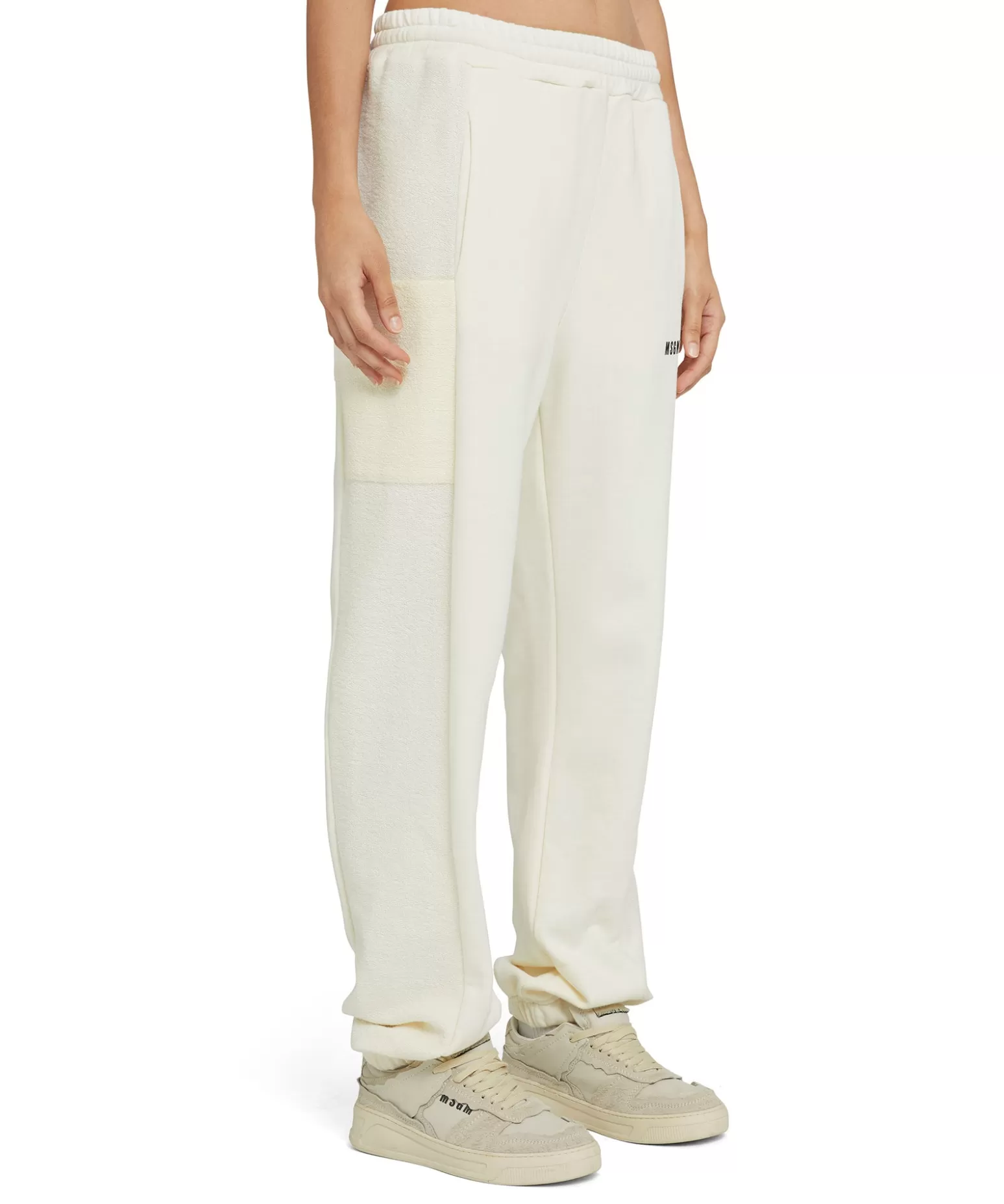 Uomo MSGM Joggers In Cotone Organico Certificato Della Capsule Fantastic Green