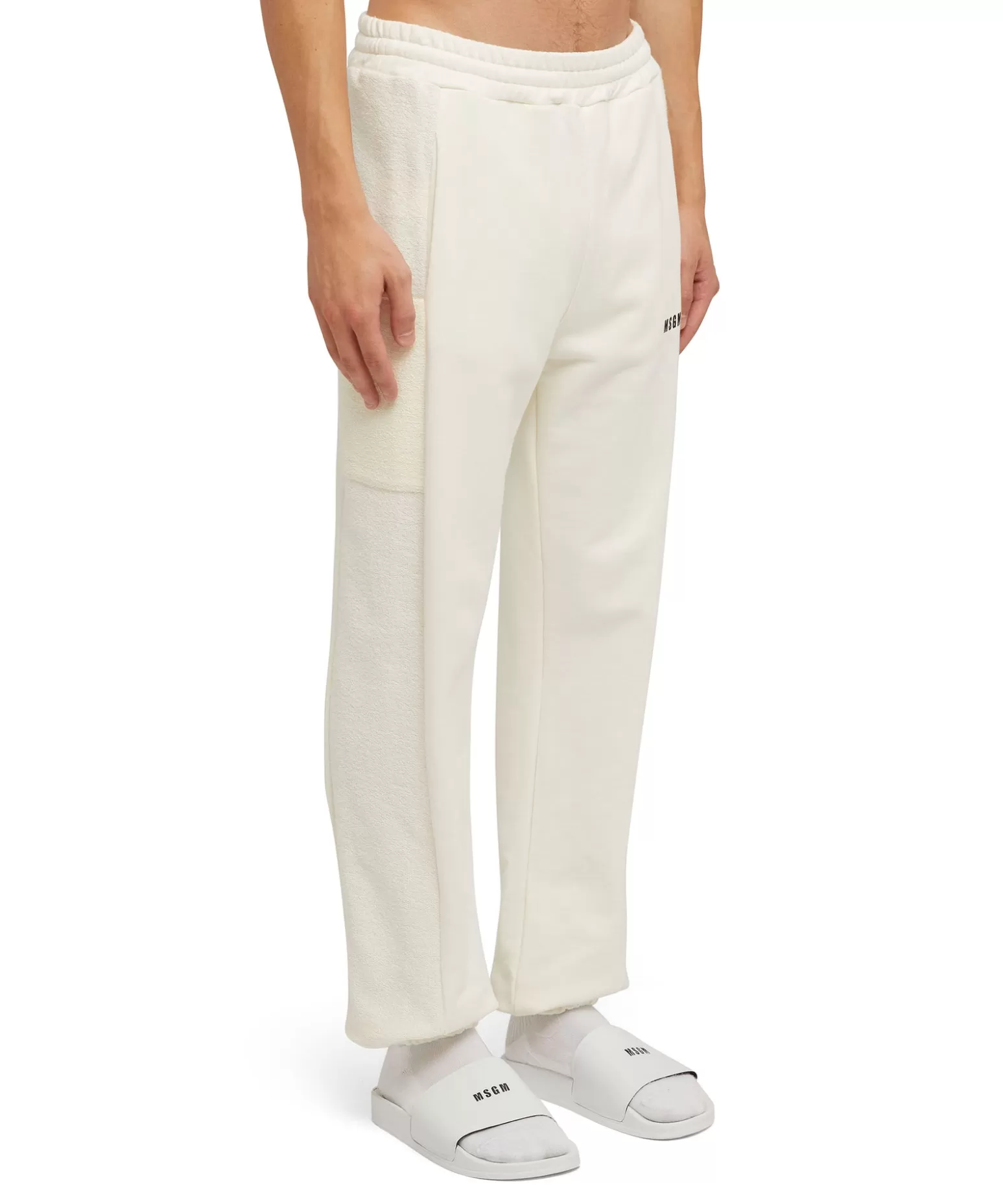 Donna MSGM Joggers In Cotone Organico Certificato Della Capsule Fantastic Green