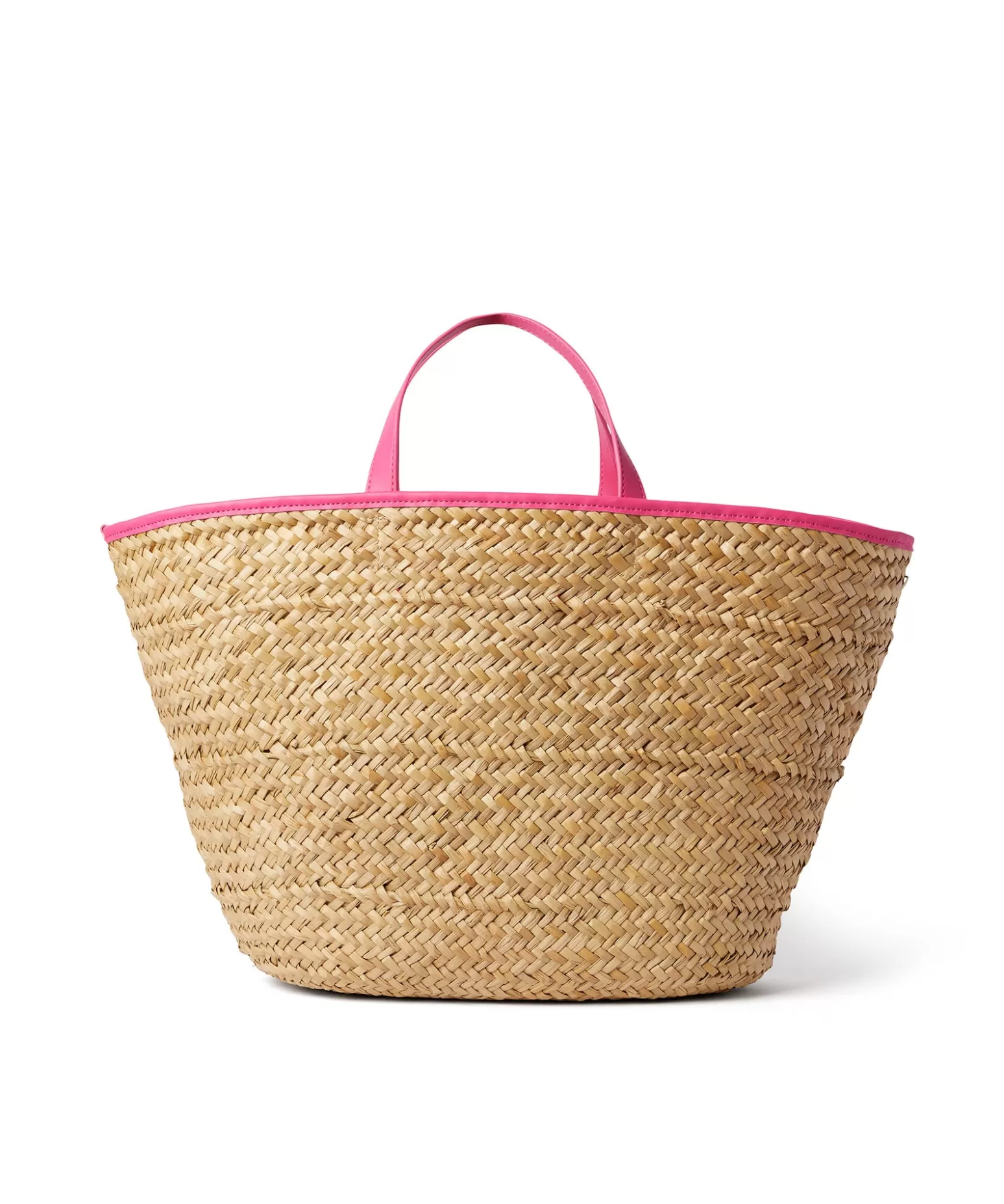 Donna MSGM Maxi Tote In Paglia Corredata Da Mini Pouch