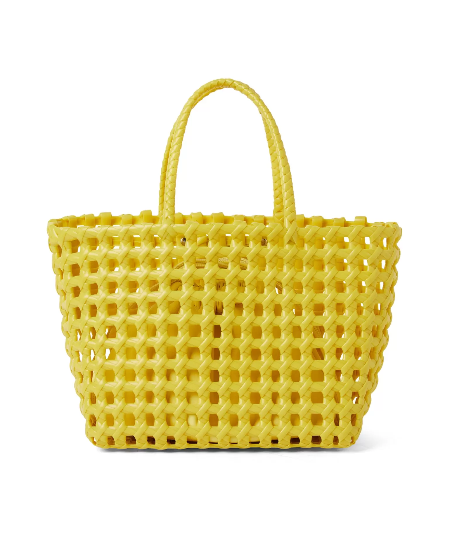 Donna MSGM Mini Basket Net Bag Con Mini Pouch Corredata In Ecopelle
