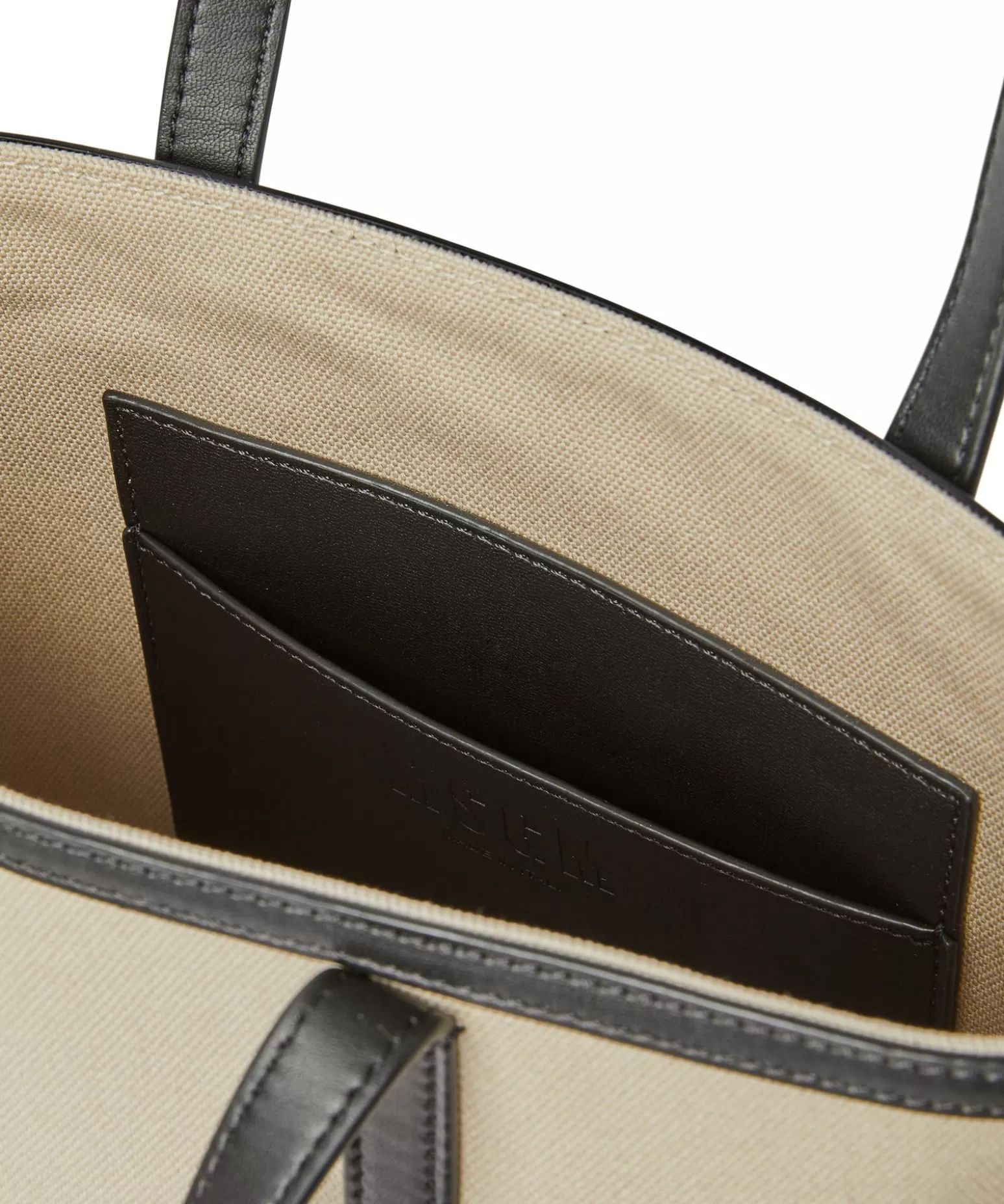 Donna MSGM Mini Tote Bag In Cotone Canvas E Dettagli In Pelle