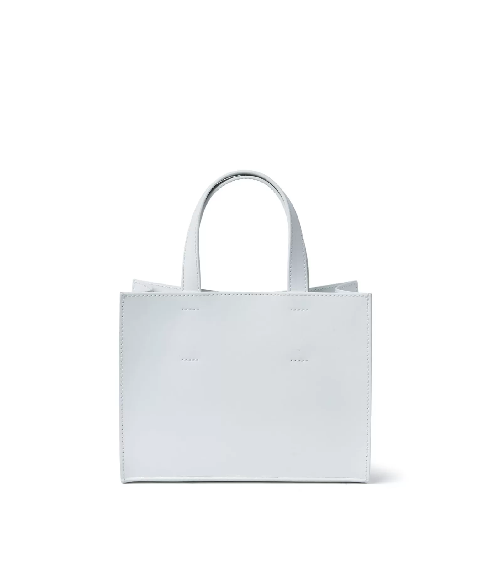 Donna MSGM Mini Tote Bag In Ecopelle Con Micrologo