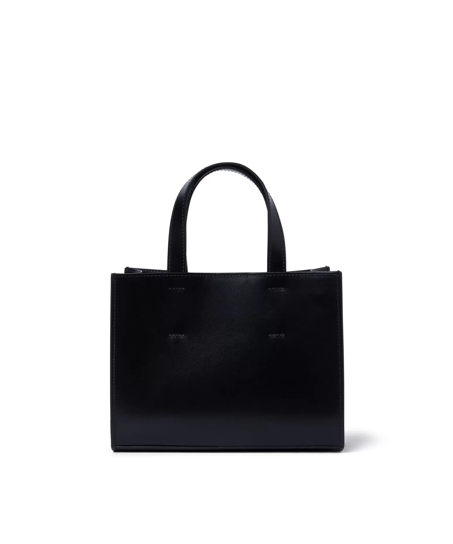 Uomo MSGM Mini Tote Bag In Ecopelle Con Micrologo