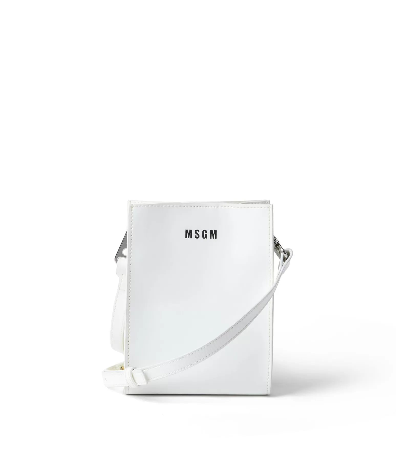 Donna MSGM Mini Tote Con Micrologo