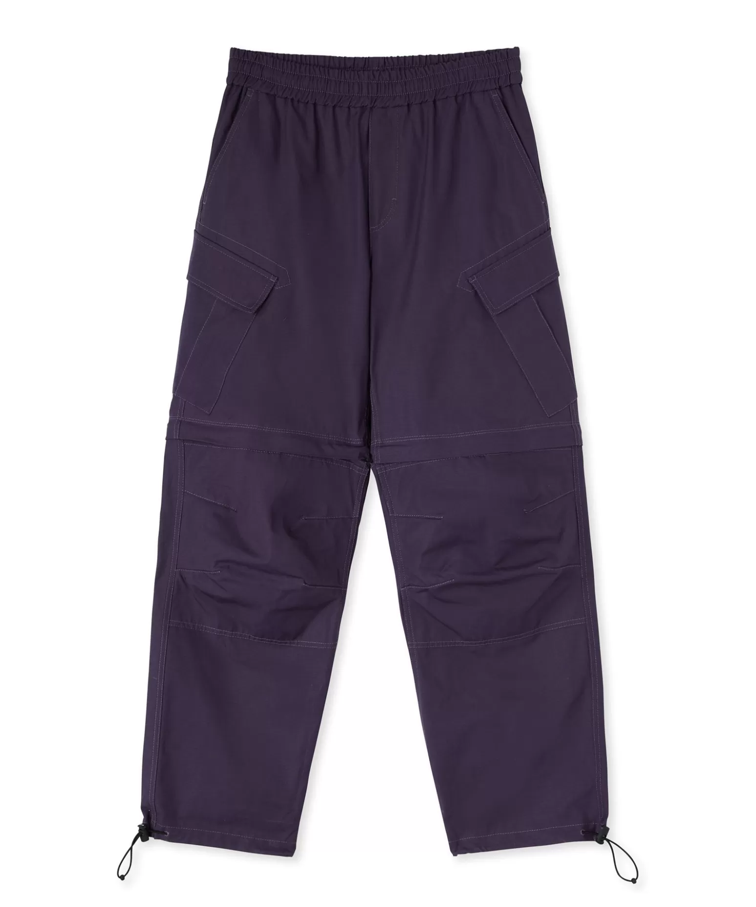 Uomo MSGM Pantalone Cargo In Cotone Tinta Unita