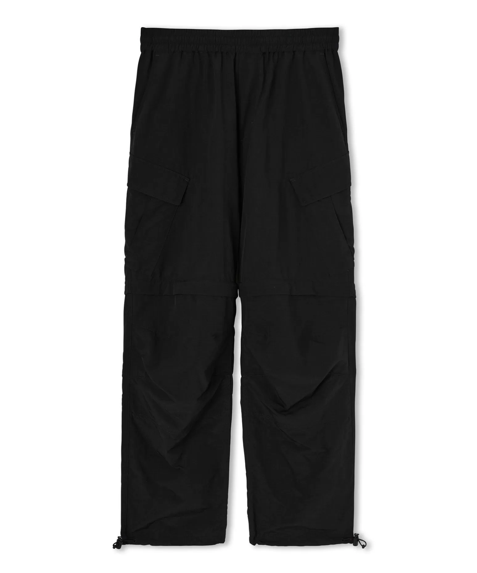 Uomo MSGM Pantalone Cargo In Nylon Tecnico Tinta Unita