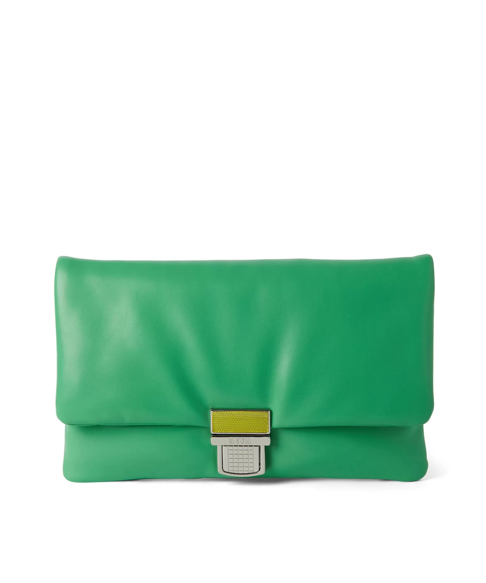 Donna MSGM Pochette Puffer Clic Bag In Ecopelle