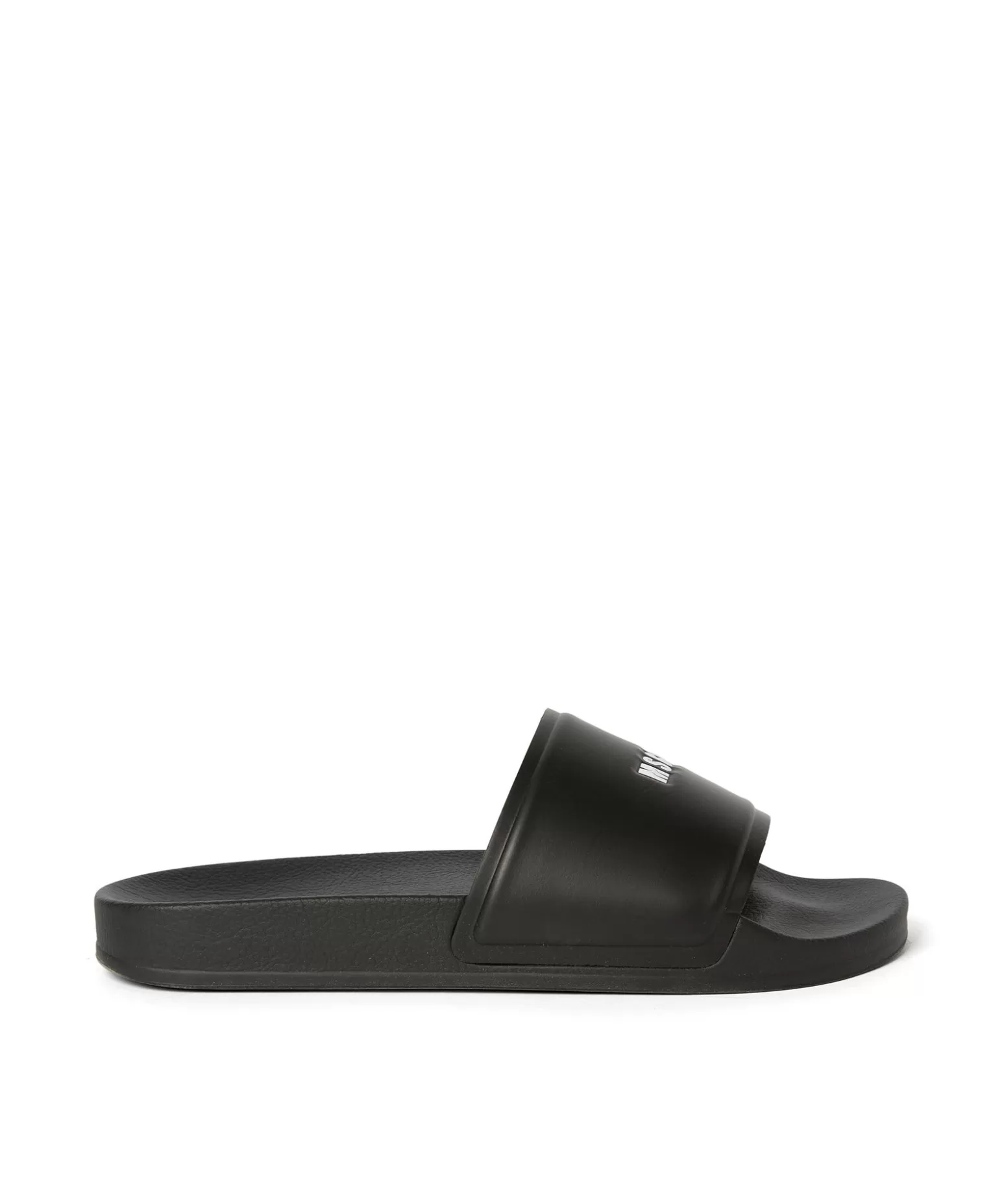 Uomo MSGM Pool Slides Con Micro Logo