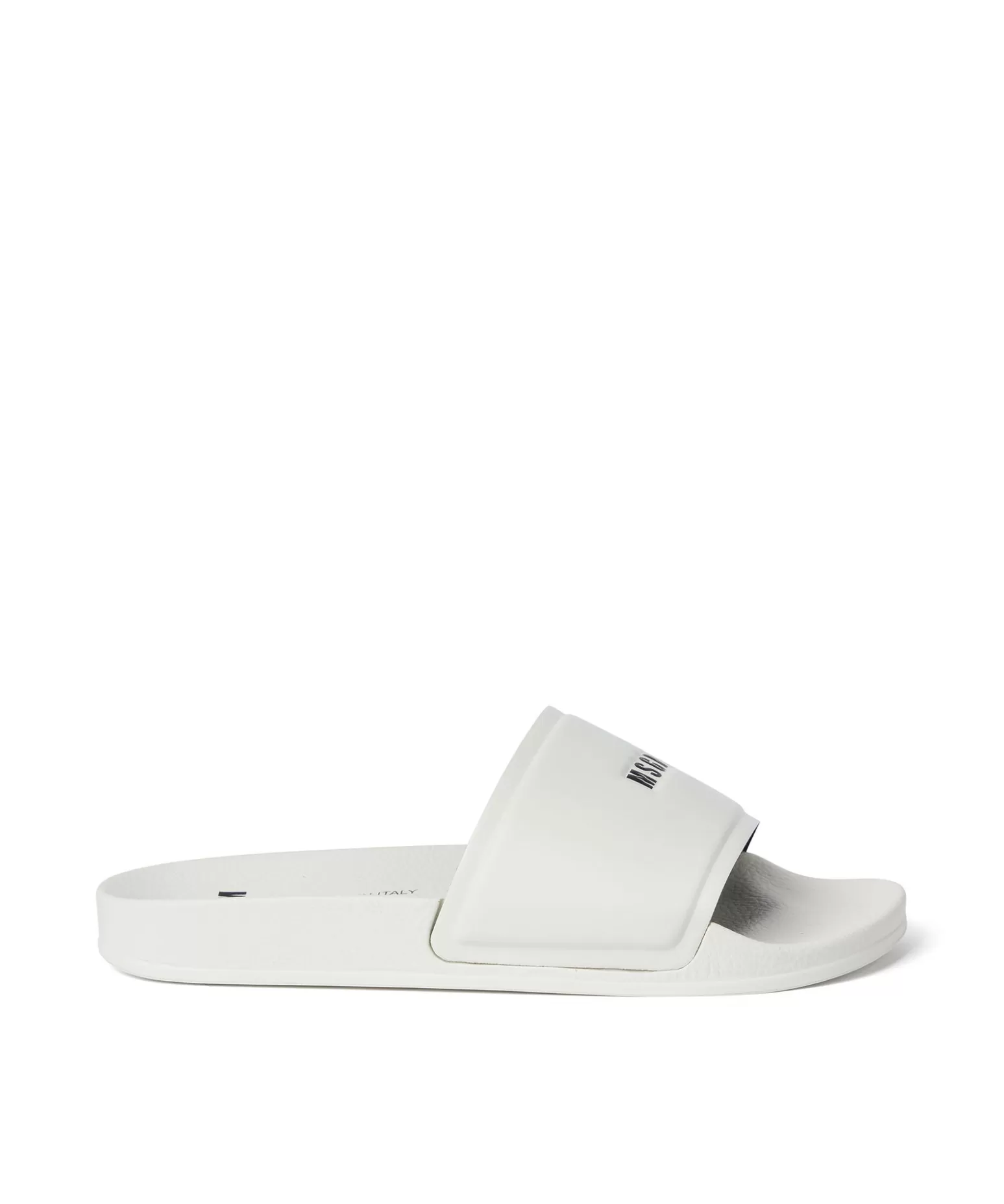 Donna MSGM Pool Slides Con Micro Logo