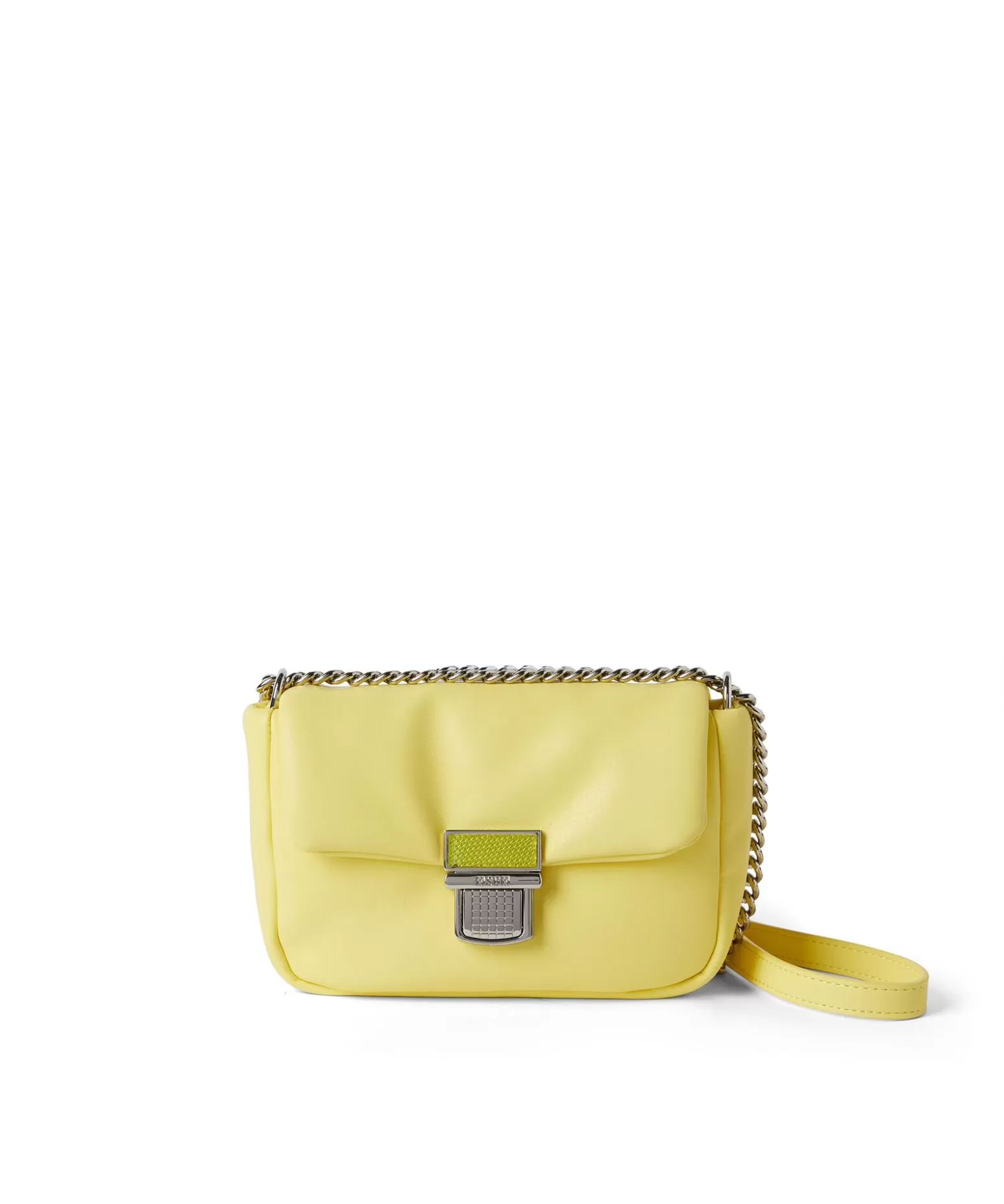 Donna MSGM Puffer Clic Bag In Ecopelle