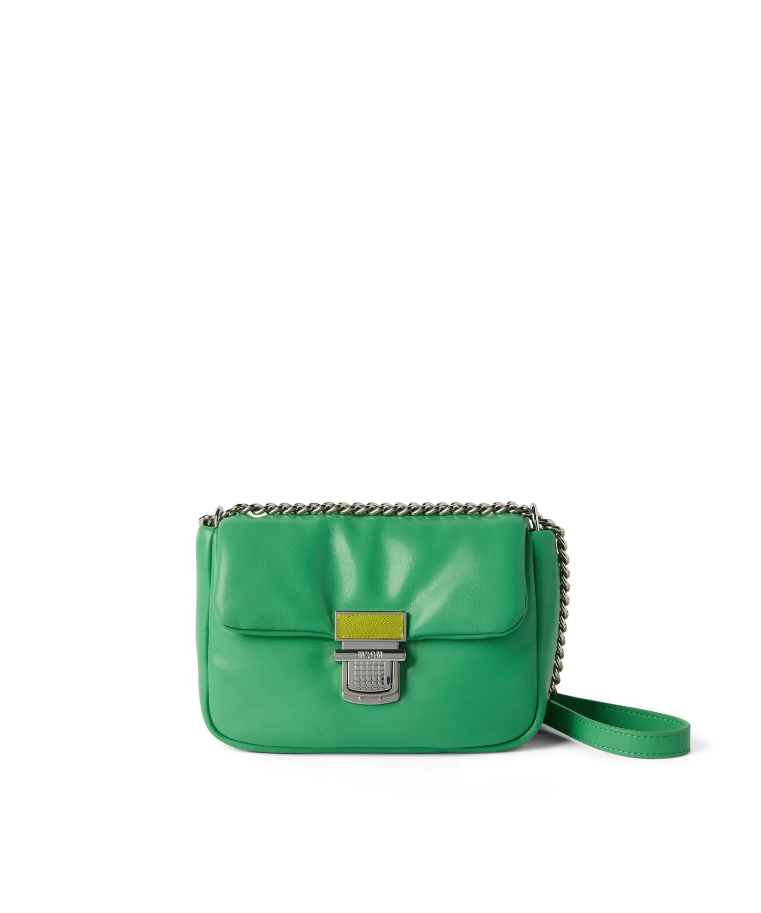 Donna MSGM Puffer Clic Bag In Ecopelle