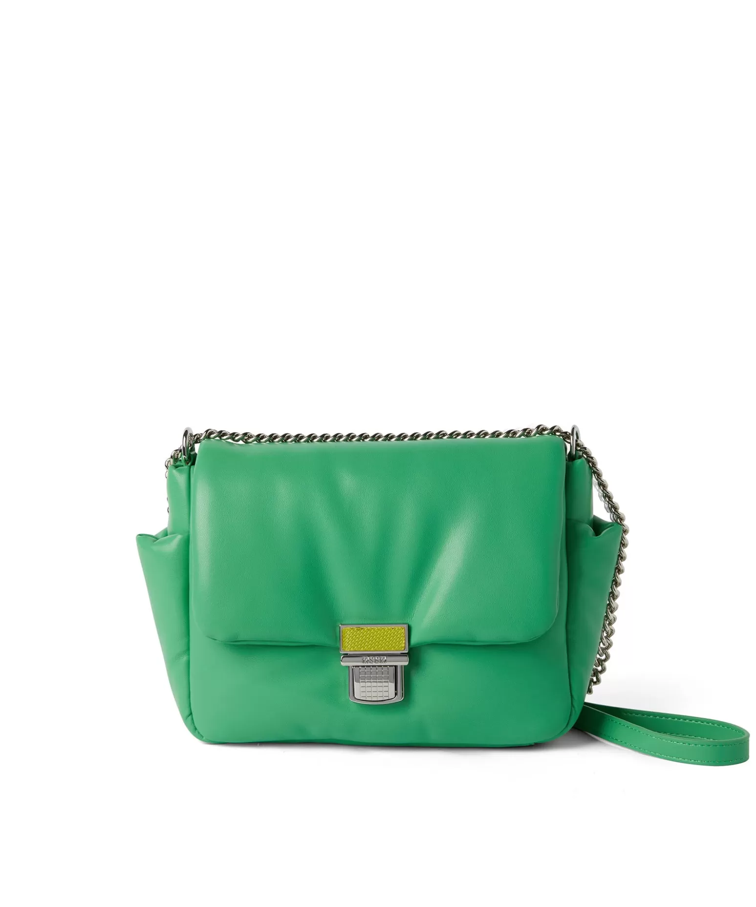 Donna MSGM Puffer Clic Bag In Ecopelle