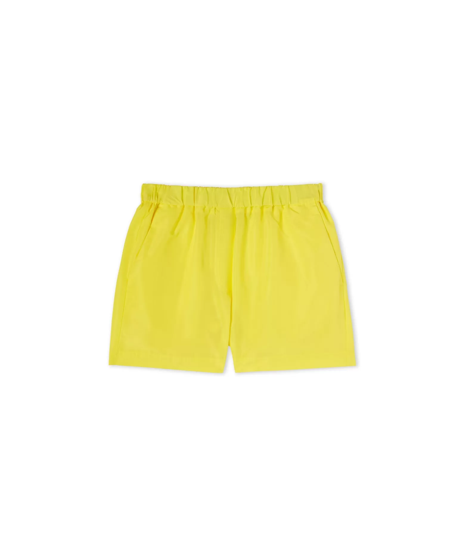 Donna MSGM Shorts In Taffeta Tinta Unita