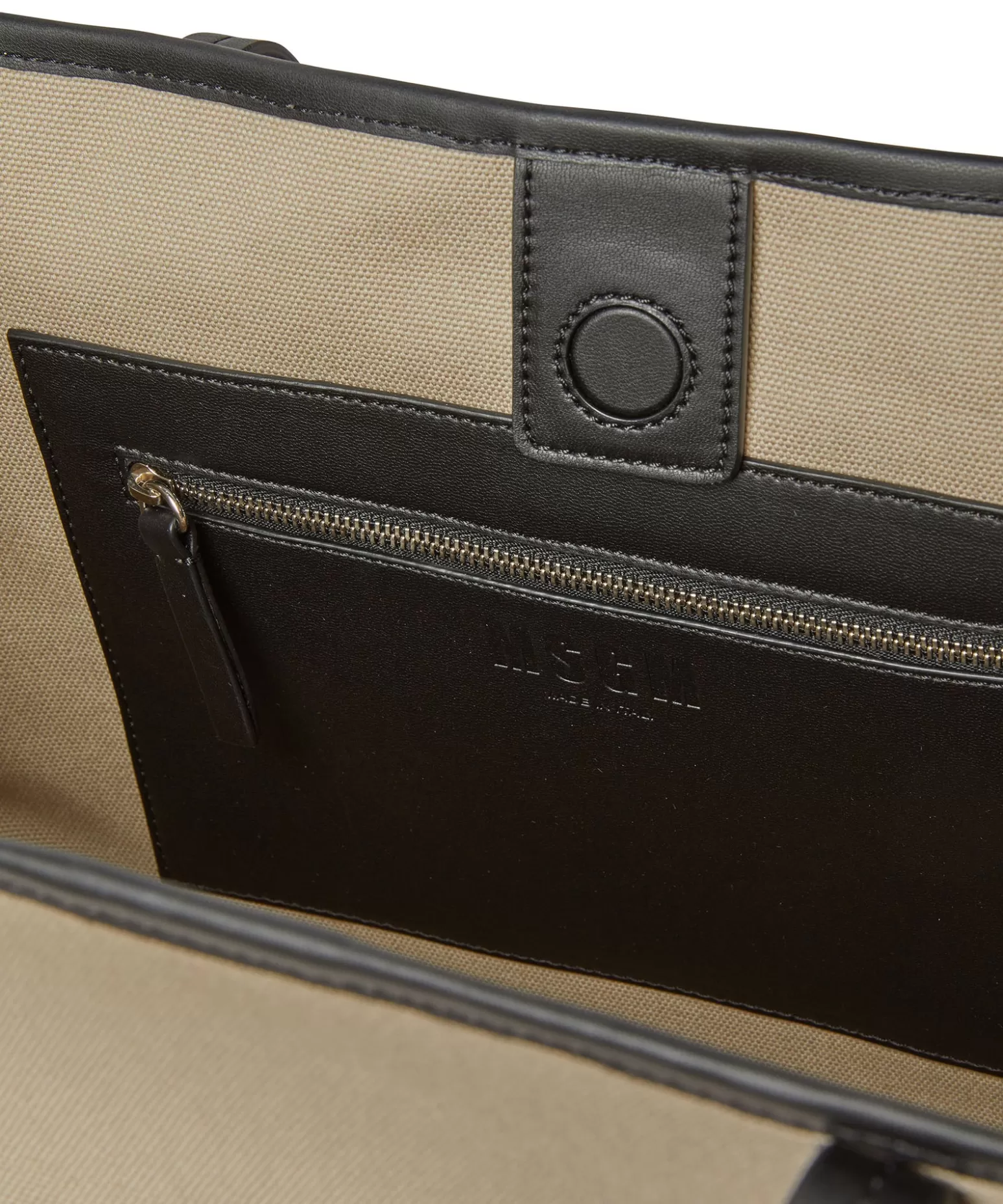 Donna MSGM Tote Bag In Cotone Canvas E Dettagli In Pelle