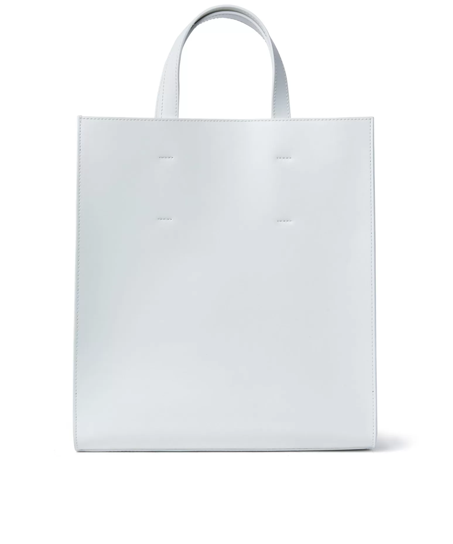 Uomo MSGM Tote Bag In Ecopelle Con Micrologo Embossed