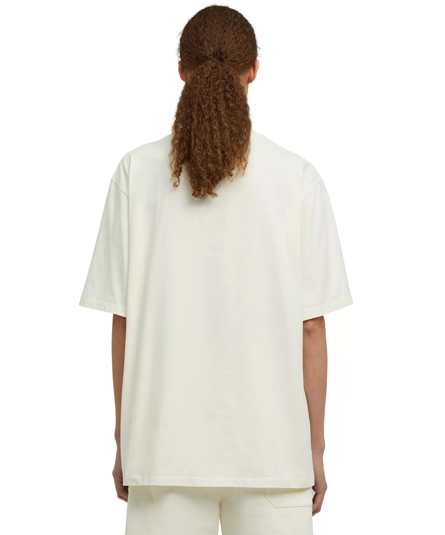 Uomo MSGM T-Shirt Girocollo In Cotone Organico Della Capsule Fantastic Green